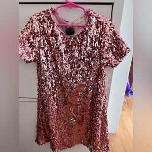 B’tween size 10 rose gold sequin dress